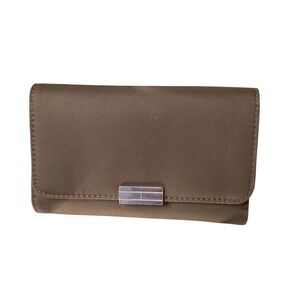 Tommy Hilfiger Brown Wallet Trifold Clutch‎ Purse Card Holder EUC
